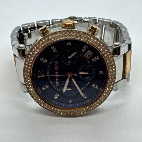 Michael Kors Parker MK6141 Women's Two-Tone Stainless Steel Analog Watch JNA599 - Picture 5 of 11